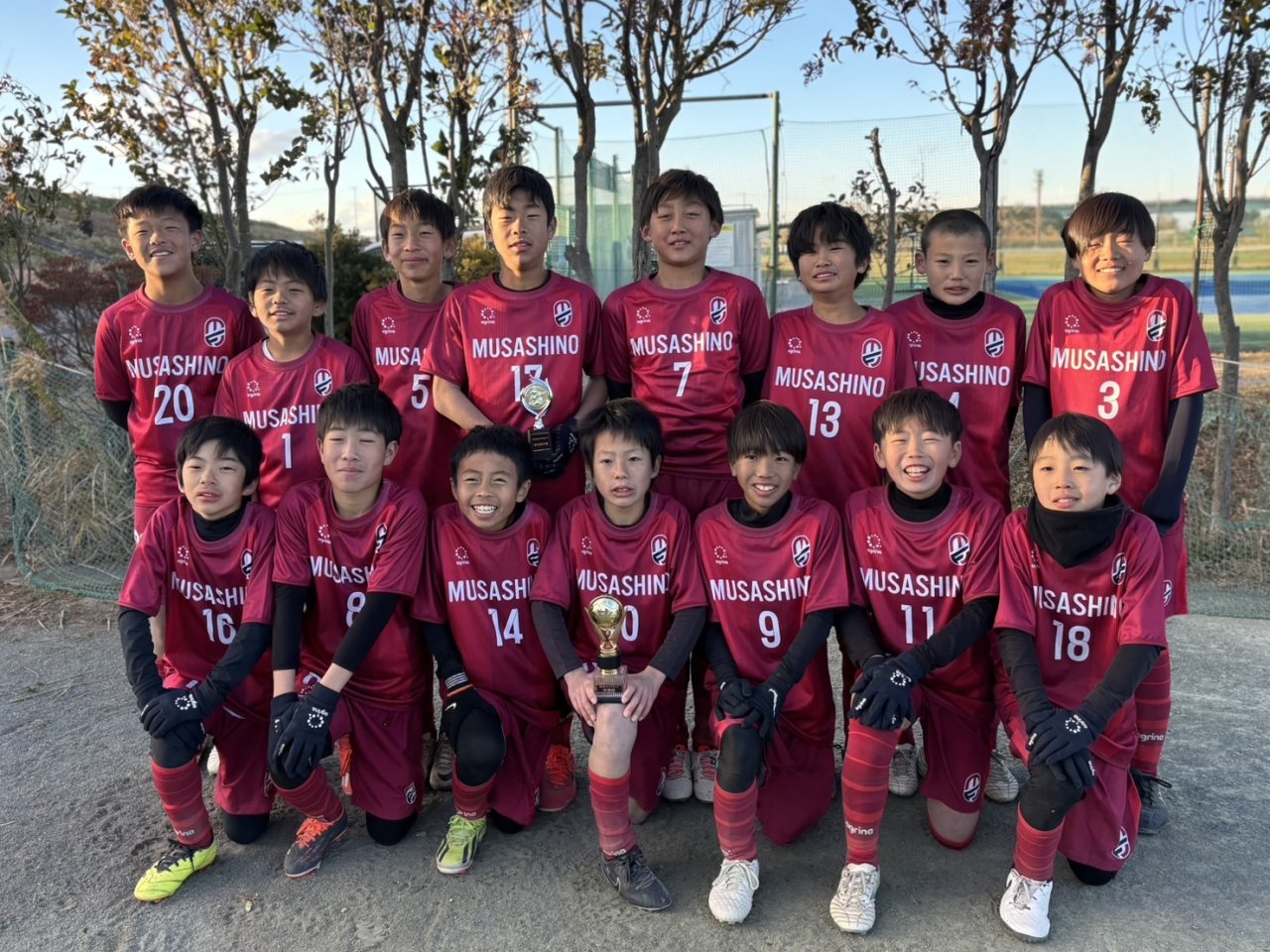 12月22日（日）Ｕ12.11  蹴り納め　大会参加